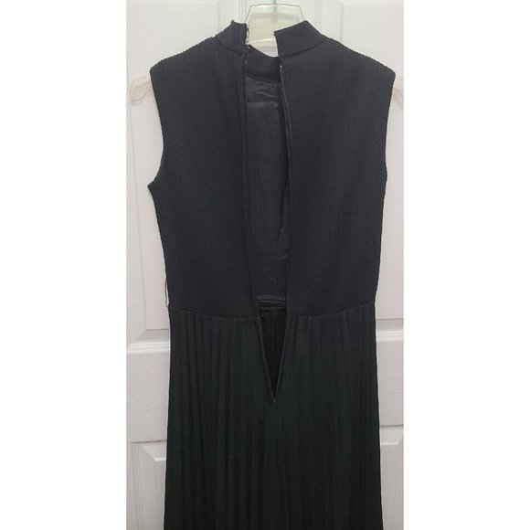 Vtg 70s Mary Dobbs Original Women's Sleeveless Pleated Full Flare Jumpsuit Sz XS - Picture 10 of 13